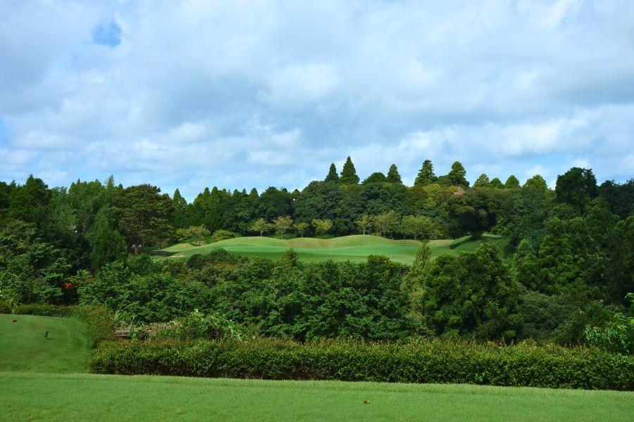 18番ホール（ティーグラウンドから）