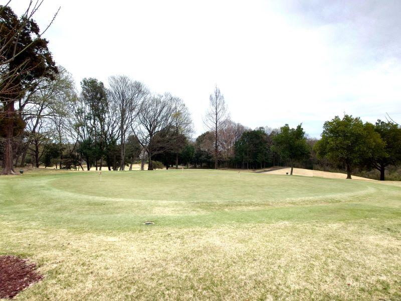 美里コースのアプローチ練習場