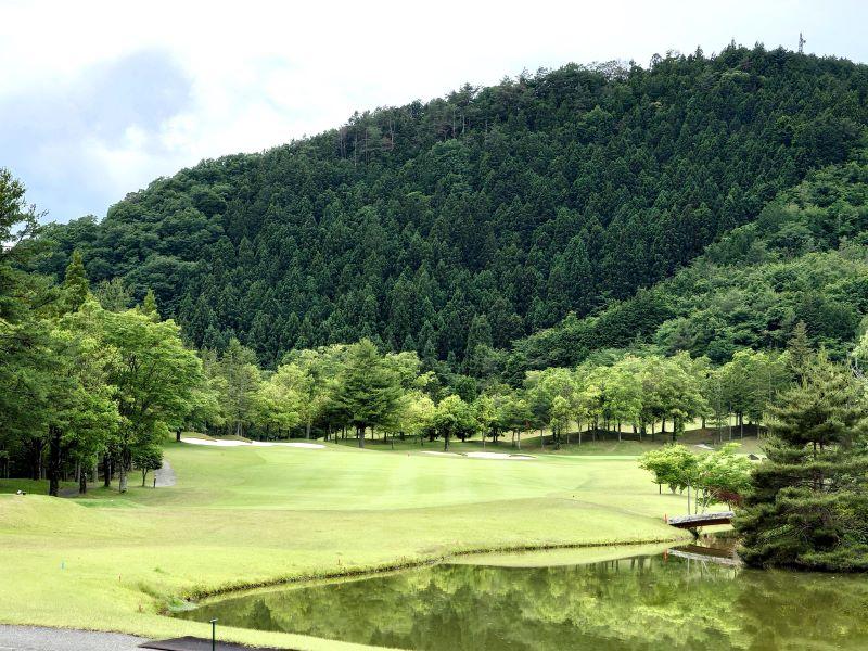 8番ホールのミドル
