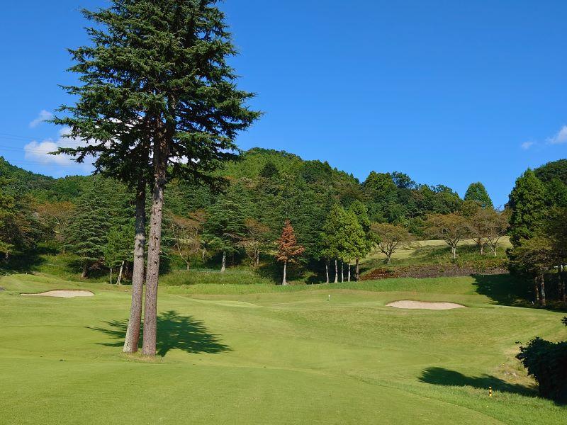 7番ホールセカンド地点