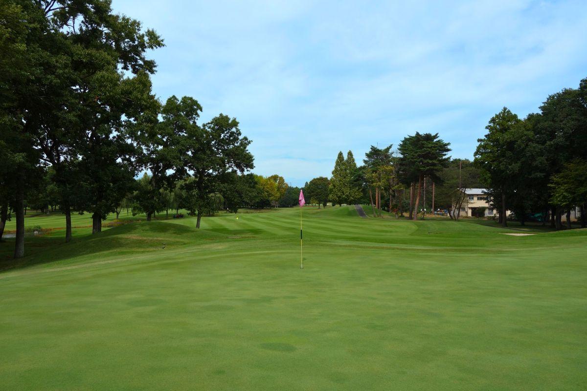 4番ホールのグリーン周り