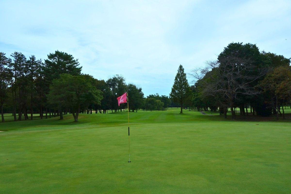 5番ホールのグリーン周り