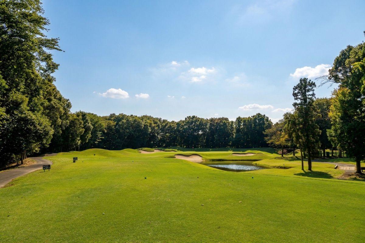 横長グリーンの7番ショートホール