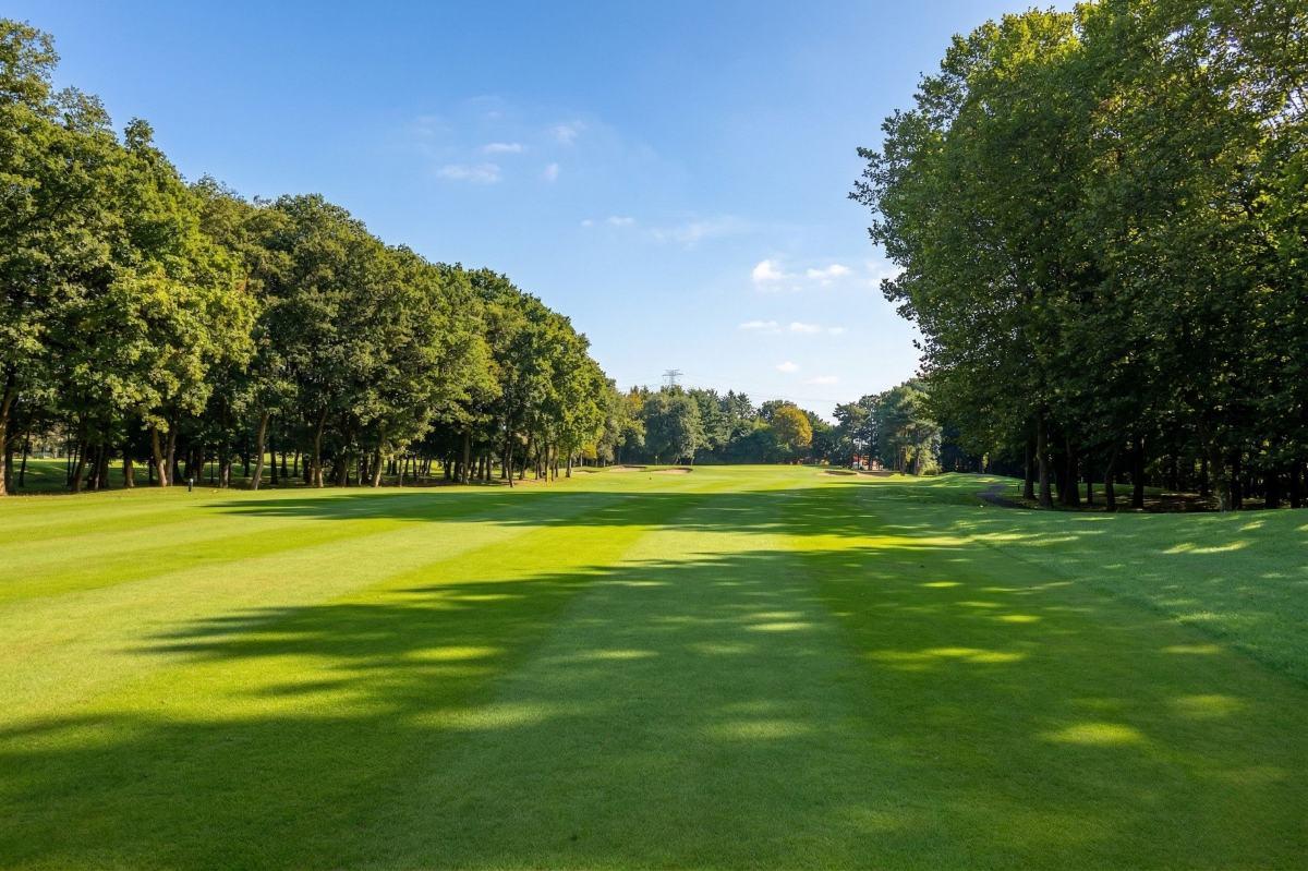 グリーンを望む10番ホール（セカンド地点）